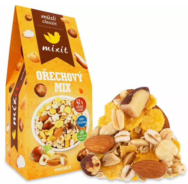 Müsli Classic - Ořechový mix 380 g Mixit